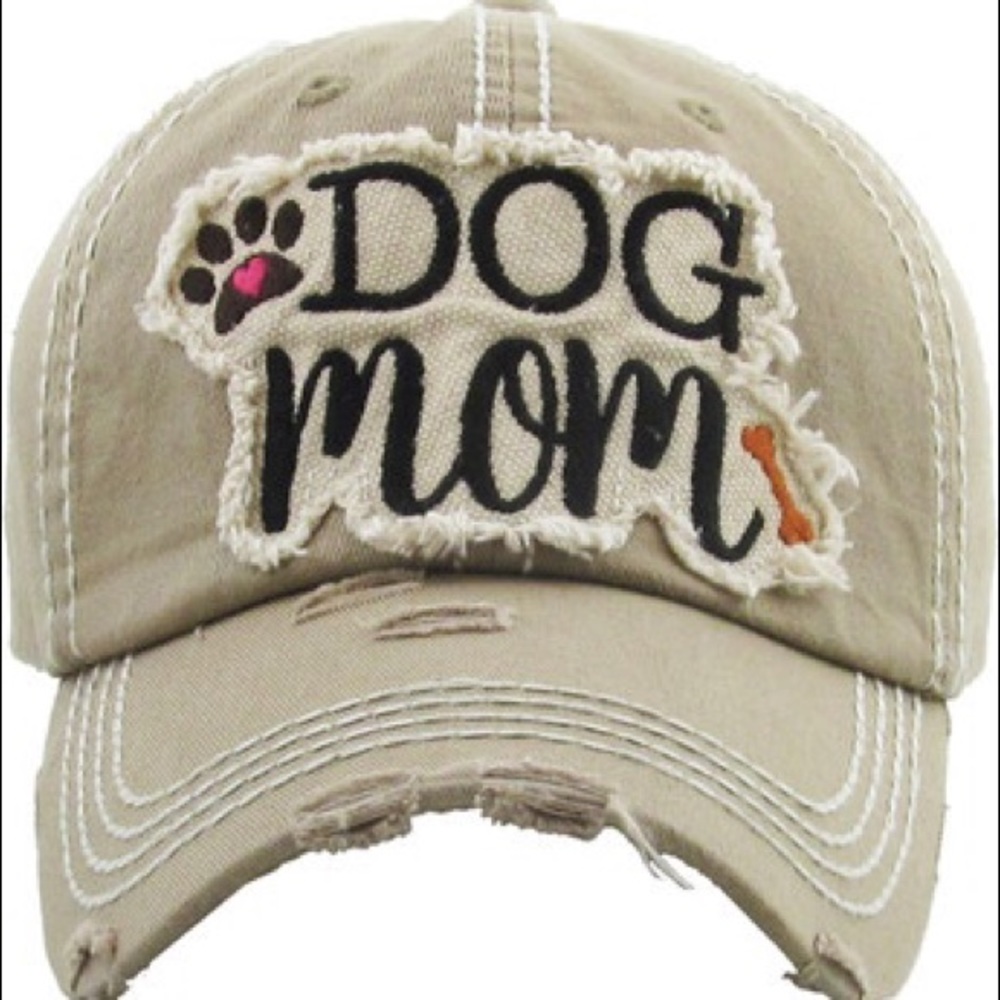 DOG MOM WASHED VINTAGE BALLCAP